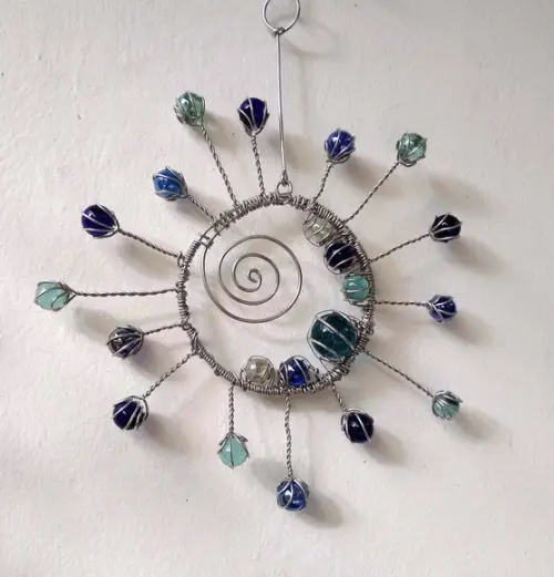 Suncatcher Segundo Sol em Tons de Azul