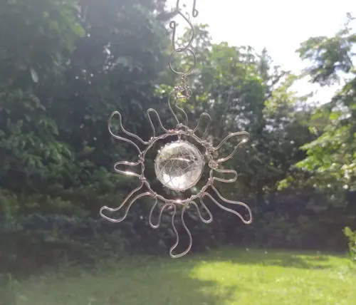 Suncatcher Sun em alumínio
