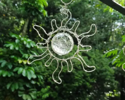 Suncatcher Sun em alumínio