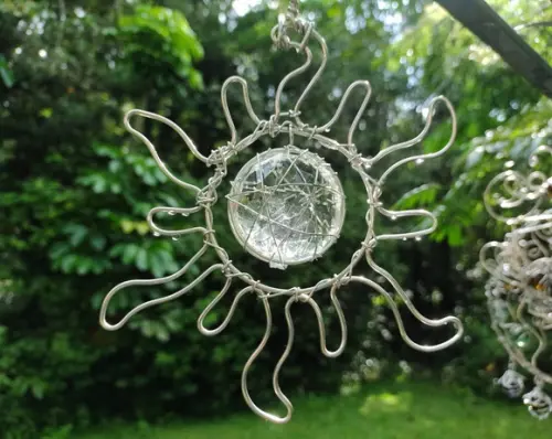 Suncatcher Sun em alumínio
