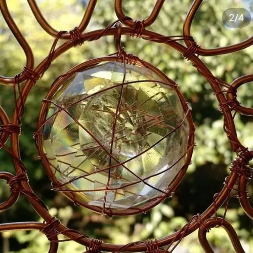 Suncatcher Sun Em Cobre
