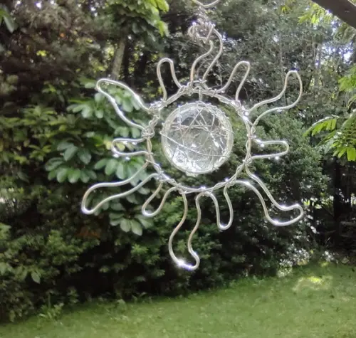 Suncatcher Sun em alumínio