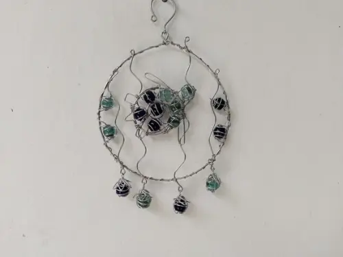 Suncatcher Tartaruga Azul