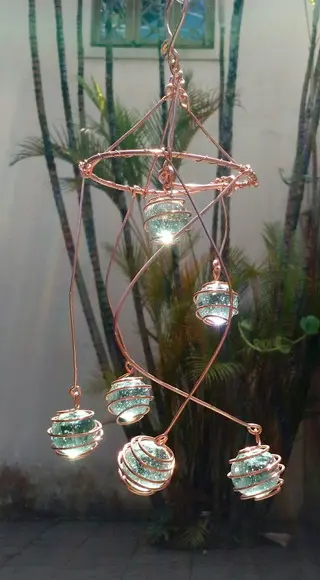 Suncatcher Whirl em cobre