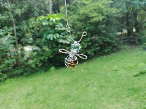 Suncatcher/móbile Abelhinhas Coloridas
