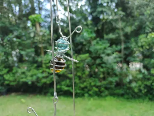 Suncatcher/móbile Abelhinhas Coloridas
