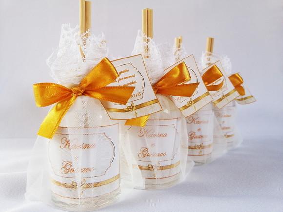 Aromatizador 60 ml Lembrancinha de Casamento
