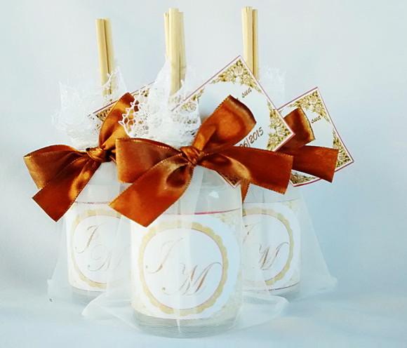 Aromatizador 60 ml Lembrancinha de Casamento