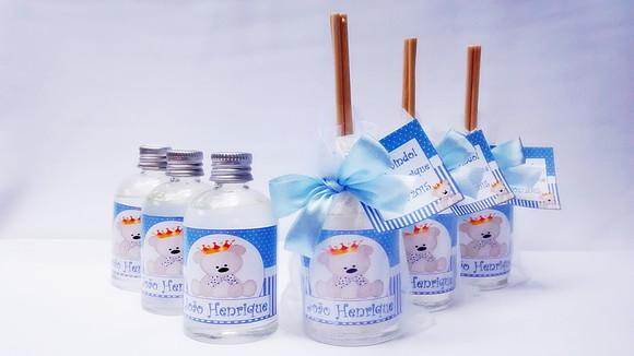 Aromatizador 60 ml Lembrancinha de Nascimento