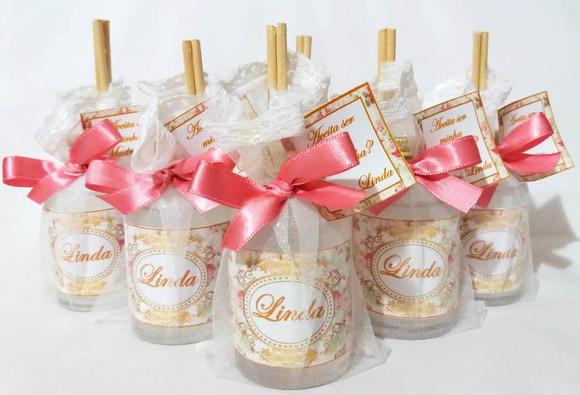 Aromatizador 60 ml Lembrancinha Madrinha de Casamento