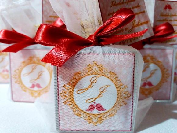 Aromatizador Cube 50 ml Lembrancinha Casamento