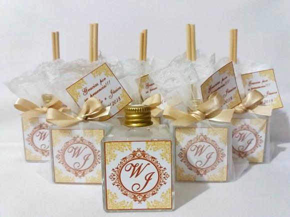 Aromatizador Cube 50 ml Lembrancinha Casamento