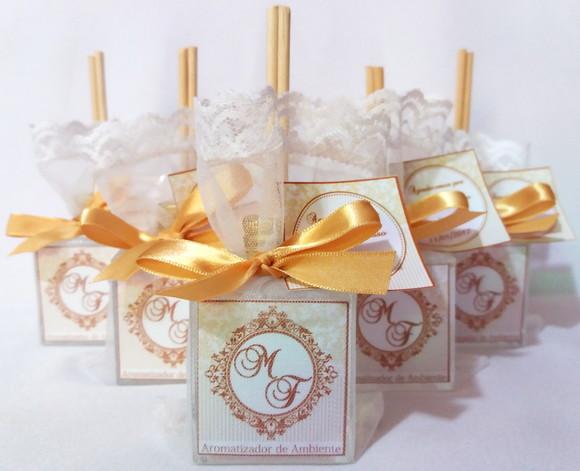 Aromatizador Cube 50 Ml Lembrancinha De Casamento