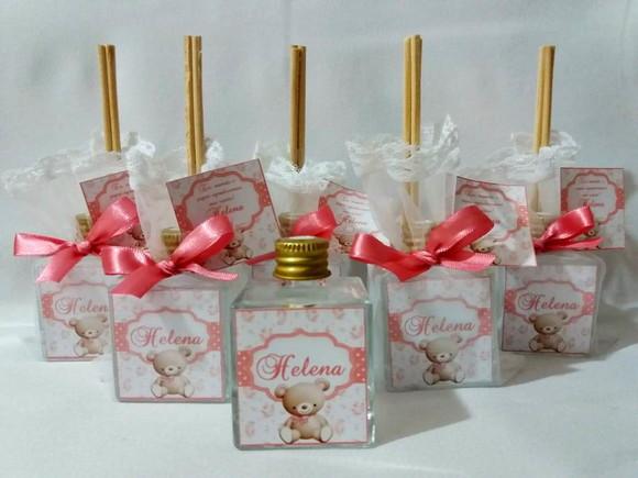 Aromatizador cube 50 ml Lembrancinha de maternidade