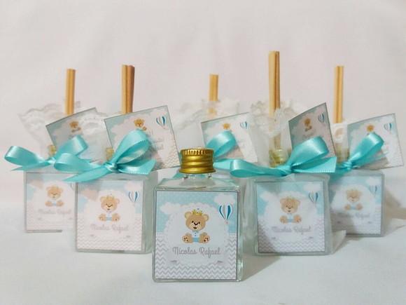 Aromatizador cube 50 ml Lembrancinha de maternidade