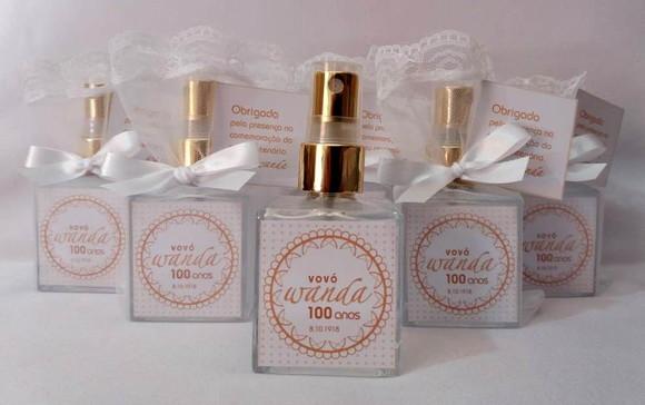 Aromatizador Lembrancinha Aniversário 100 Anos Home Spray