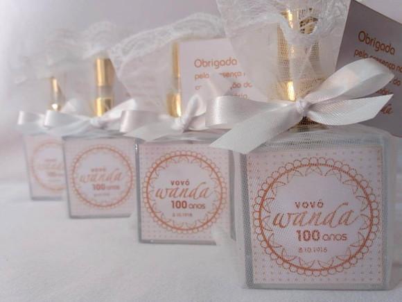 Aromatizador Lembrancinha Aniversário 100 Anos Home Spray