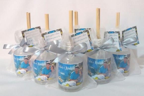 Aromatizador Lembrancinha de Bodas de Prata 60 ml