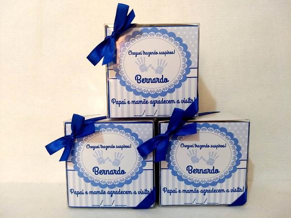 Caixinha Personalizada para Suspiro Lembrancinha Nascimento