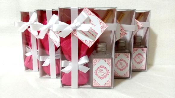 Kit Aromatizador + Sache Lembrancinha 15 Anos