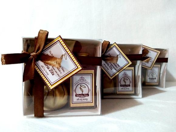 Kit Aromatizador + Sache Lembrancinha Aniversário