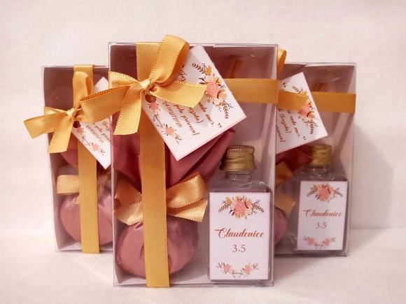 Kit Aromatizador + Sache Lembrancinha Casamento