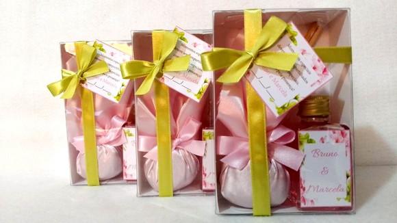 Kit Aromatizador + Sache Lembrancinha Casamento
