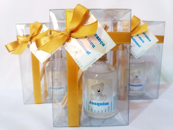 Kit Aromatizador 60 ml Lembrancinha de Batizado