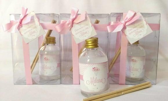 Kit Aromatizador 60 ml Lembrancinha de Nascimento