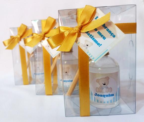 Kit Aromatizador 60 ml Lembrancinha de Batizado