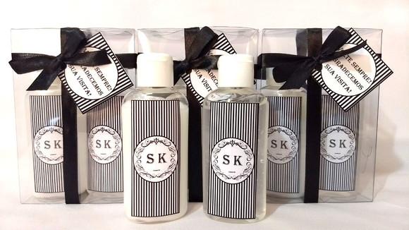 Kit casamento Hidratante+Álcool Gel personalizado