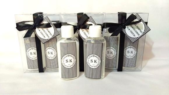 Kit casamento Hidratante+Álcool Gel personalizado