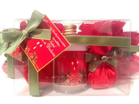 Kit Natalino Aromatizador 60 ml Mais 2 Saches Perfumados