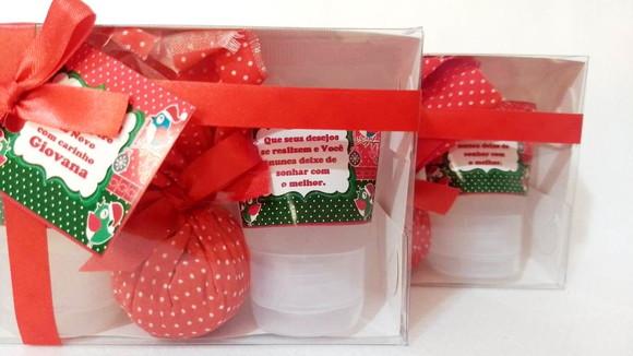 Kit Natalino Hidratante + Álcool Gel + Sache Perfumado