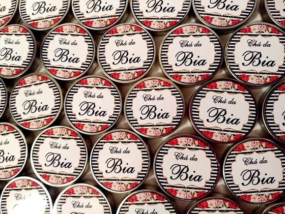 Latinha Lembrancinha Personalizada Chá de Cozinha