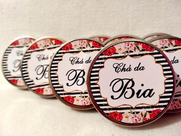 Latinha Lembrancinha Personalizada Chá de Cozinha