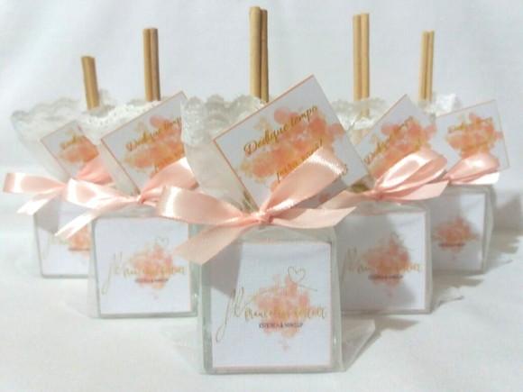 Lembrancinha Corporativa Aromatizador cube 50 ml