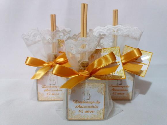 Lembrancinha de Aniversário Aromatizador Cube 50 ml