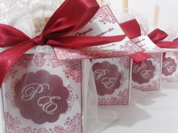 Lembrancinha de Casamento Aromatizador Cube 50 ml