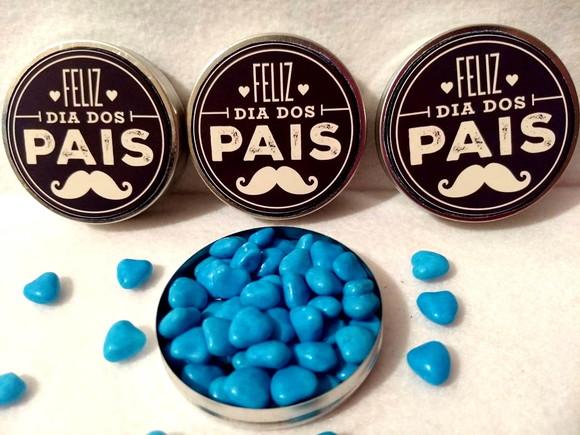 Lembrancinha Dia dos Pais Latinha Recheada Personalizada