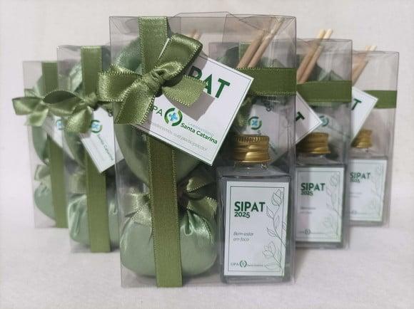 Mini aromatizador 30 ml mais sache com escalda pés