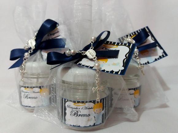 Vela para batismo lembrancinha batizado