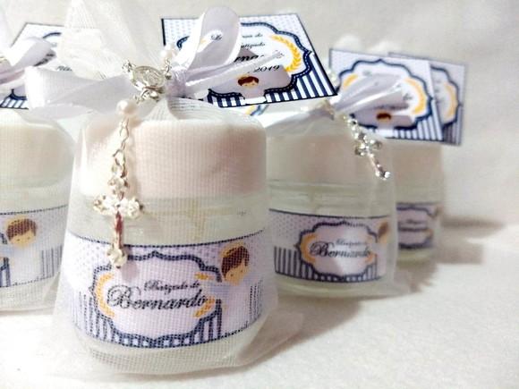 Vela para batismo lembrancinha Batizado/Eucaristia/Crisma