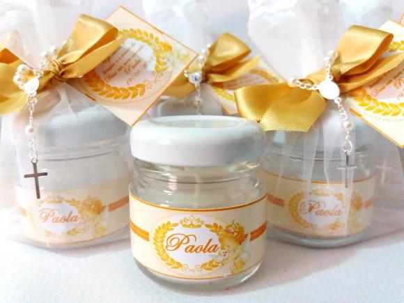 Vela Perfumada Lembrancinha Batizado