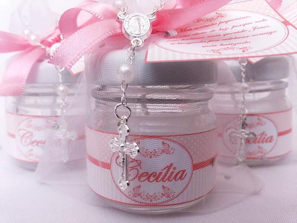 Vela Para Batismo Lembrancinha Batizado/eucaristia/crisma