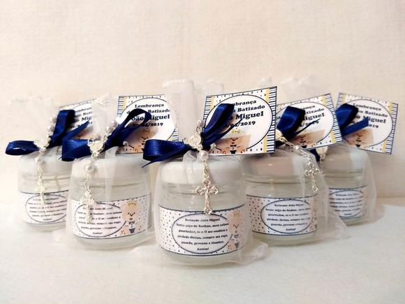 Vela Perfumada Lembrancinha Batizado/crisma/nascimento