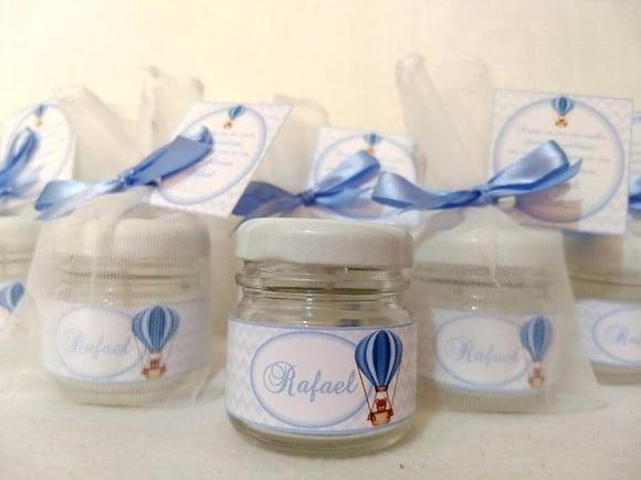 Vela perfumada lembrancinha Nascimento