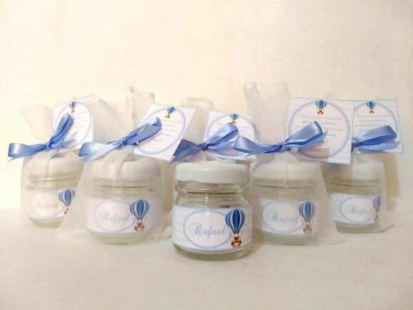 Vela perfumada lembrancinha Nascimento