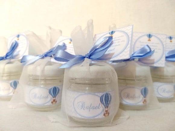 Vela perfumada lembrancinha Nascimento