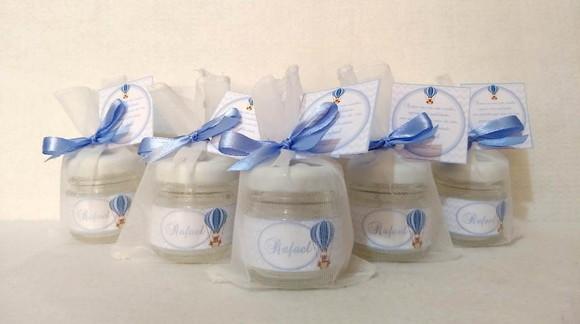 Vela perfumada lembrancinha Nascimento